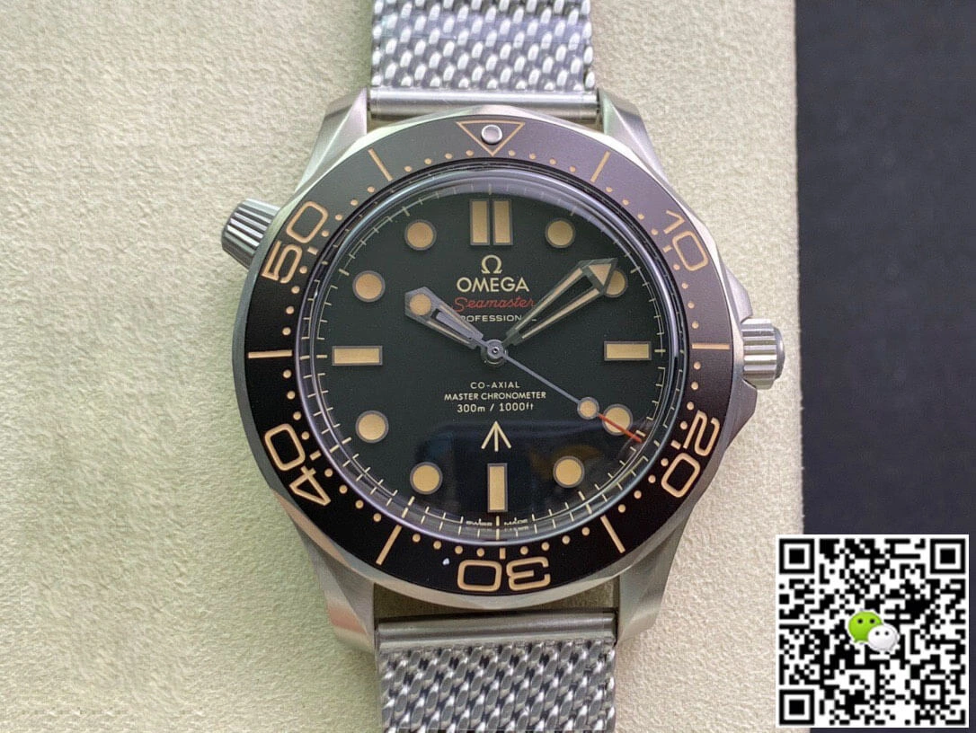 Omega Seamaster Diver 300M 007 Edition 210.90.42.20.01.001 OR Factory 1:1 Best Edition Replica Watch Black Bezel
